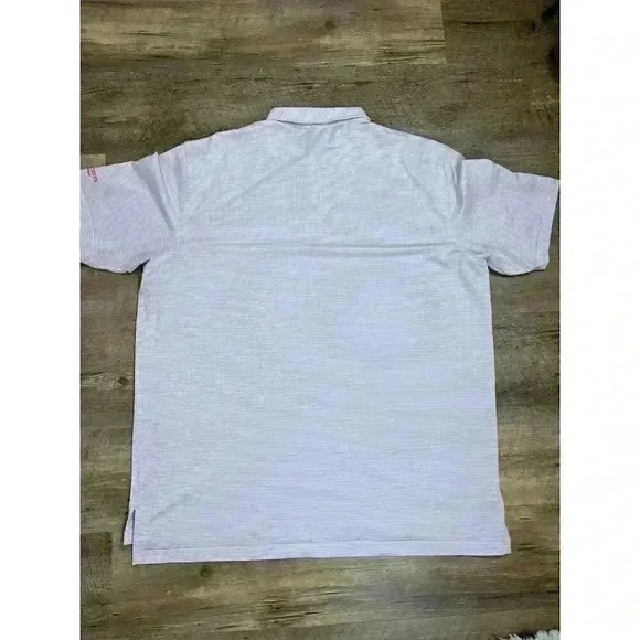 Peter Millar Summer Comfort Pink White Striped Men's XXL Polo Short Sleeve Golf - Picture 8 of 11